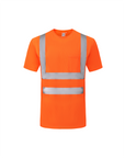 Ideal Club High Visibility ANSI/ISEA 107-2020, Type R, Class 3 Orange Short Sleeve Safety Shirt