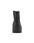 Kiwi Black soft toe 7 inch tactical boots, back view