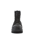 Kiwi Black soft toe 7 inch tactical boots, front view