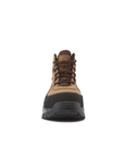 Kiwi Trail Wheat steel toe work boots, front view