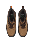Kiwi Trail Wheat steel toe work boots, top view