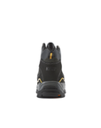 Kiwi Trail Grey steel toe work boots, back view