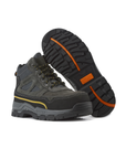 Kiwi Trail Grey steel toe work boots, pair view