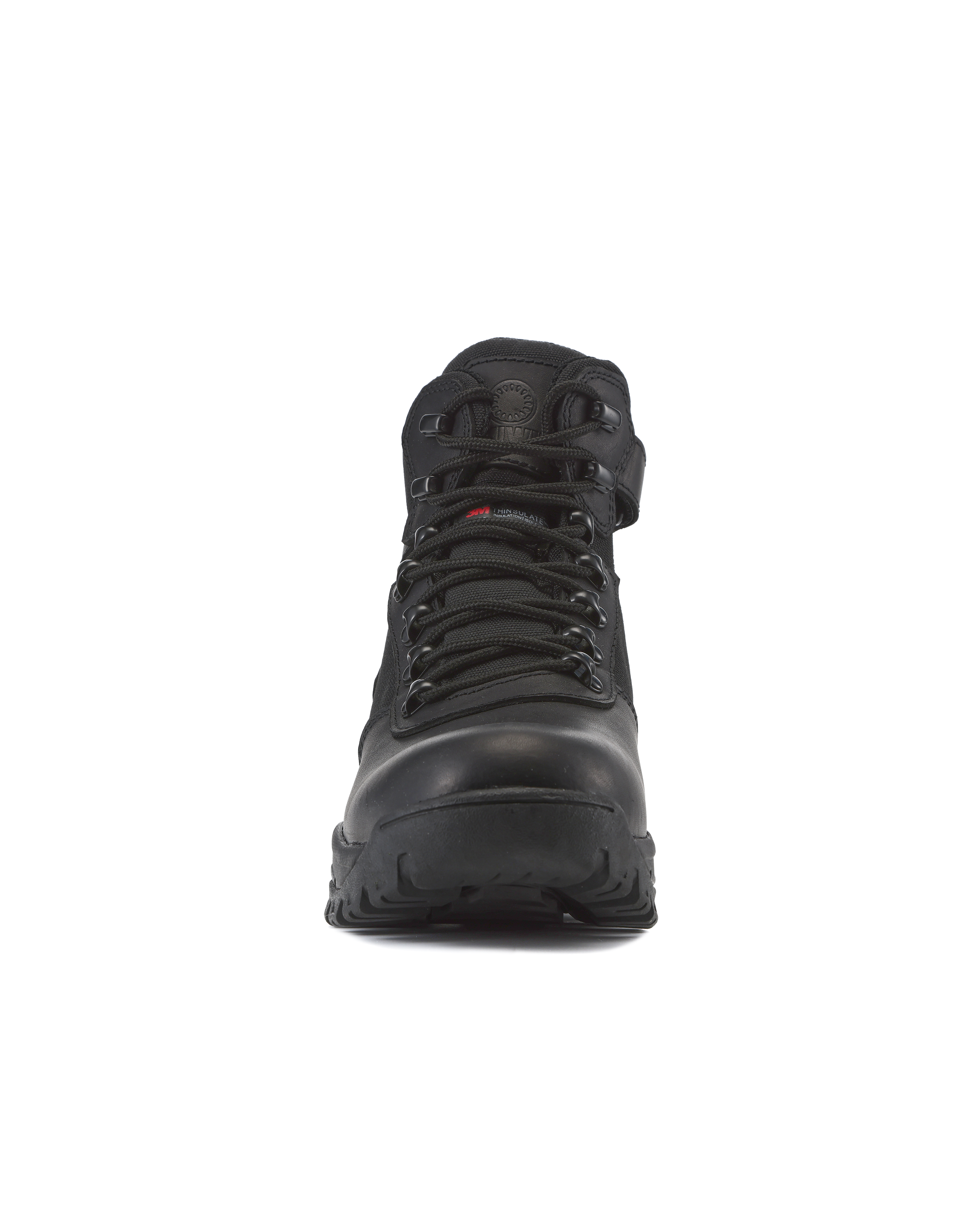 Kiwi Rugged Black Full Grain Leather Mid-Cut 6