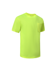 Kiwi Neon hi vis short sleeve safety shirt, side view