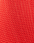 Kiwi Red foam latex coated grip gloves, back of hand view