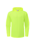 Ideal Club High Visibility Non Reflector Neon Long Sleeve Safety Hoodie