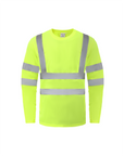 Ideal Club High Visibility ANSI/ISEA 107-2020, Type R, Class 3 Neon Long Sleeve Safety Shirt