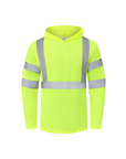 Ideal Club High Visibility ANSI/ISEA 107-2020, Type R, Class 3 Neon Long Sleeve Safety Hoodie