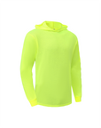 Ideal Club High Visibility Non Reflector Cotton Neon Long Sleeve Safety Hoodie