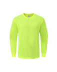 Ideal Club High Visibility Non Reflector Cotton Neon Long Sleeve Safety Shirt