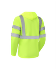 Ideal Club High Visibility ANSI/ISEA 107-2020, Type R, Class 3 Neon Long Sleeve Safety Hoodie