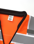 Padded mesh collar and Kiwi neck label on the Kiwi Sightline 704 vest