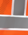 2-inch silver reflective tape with white contrast trim on the Kiwi Sightline 704 vest