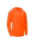 Ideal Club High Visibility Non Reflector Cotton Orange Long Sleeve Safety Hoodie