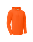 Ideal Club High Visibility Non Reflector Orange Long Sleeve Safety Hoodie