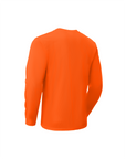 Ideal Club High Visibility Non Reflector Orange Long Sleeve Safety Shirt