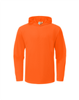 Ideal Club High Visibility Non Reflector Orange Long Sleeve Safety Hoodie