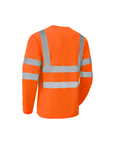 Ideal Club High Visibility ANSI/ISEA 107-2020, Type R, Class 3 Orange Long Sleeve Safety Shirt