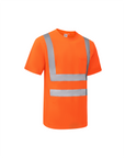 Ideal Club High Visibility ANSI/ISEA 107-2020, Type R, Class 3 Orange Short Sleeve Safety Shirt