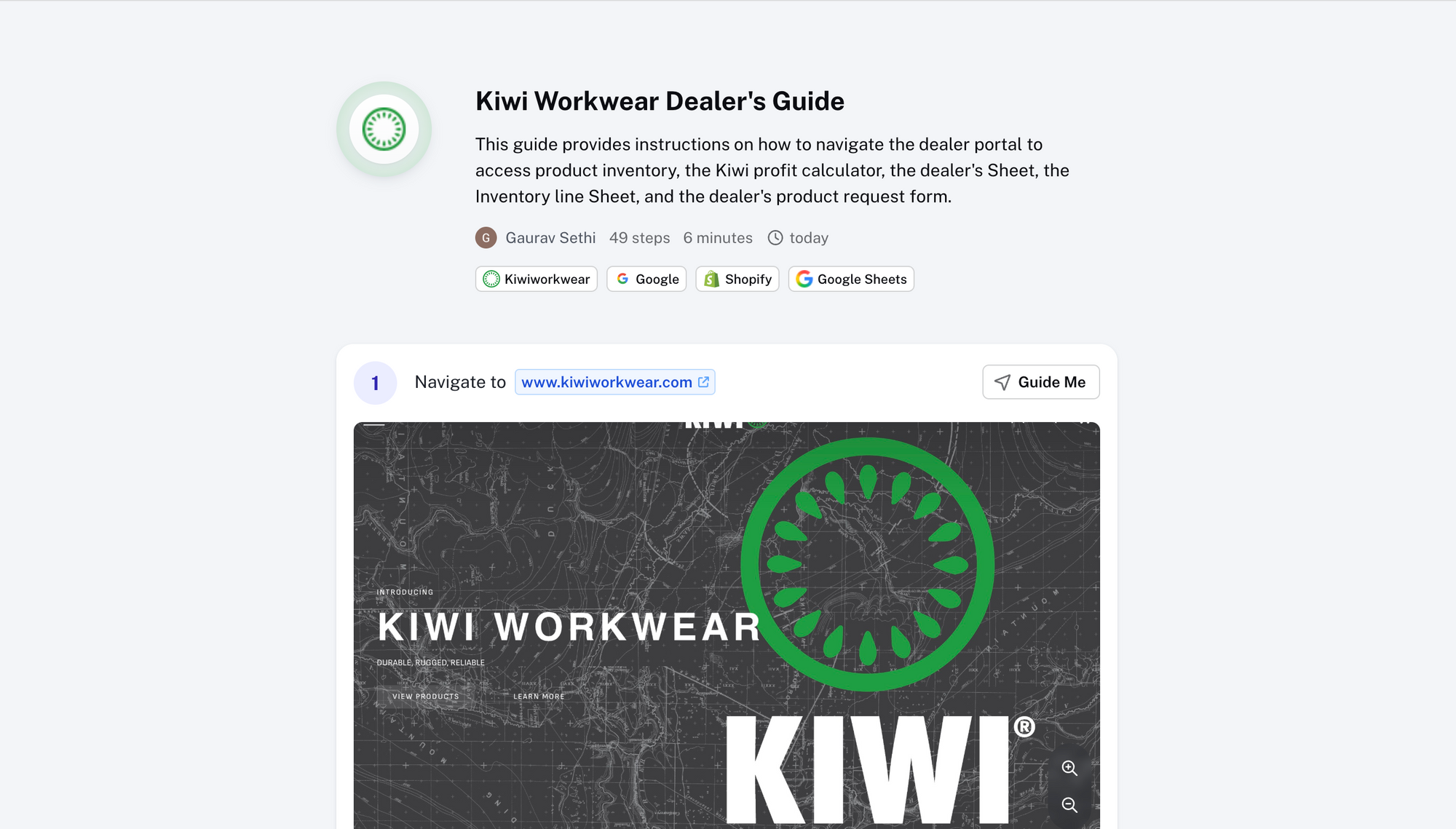 Kiwi Workwear Dealer's Guide