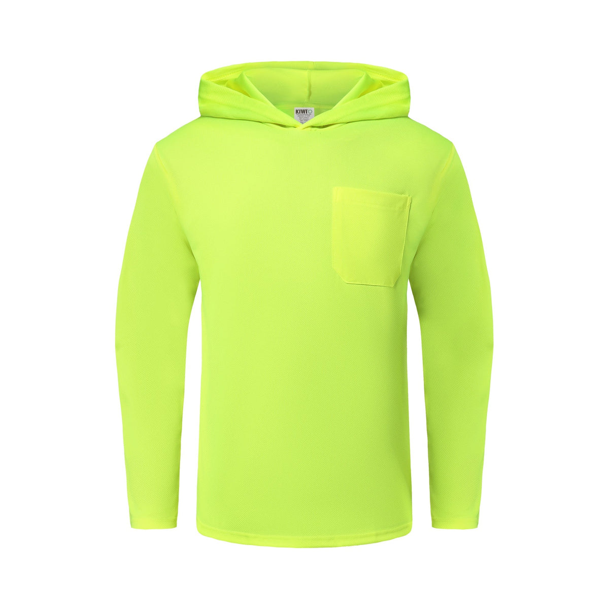 Kiwi High Visibility Neon Long Sleeve Safety Hoodie [75000]