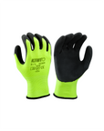 Kiwi Foam Latex Palm Coated Polyester Knit Neon Grip Gloves [52300]