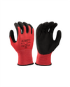 Kiwi Red foam latex coated grip gloves, pair view