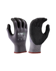 Kiwi PUD Palm Coated Nylon/Spandex Knit Grey Grip Gloves [R53100]