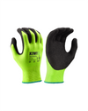 Kiwi Neon A1 cut resistant PU coated grip gloves, pair view