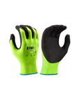 Kiwi PUD Palm Coated Stretch Polyester Knit Neon Grip Gloves [R53200]