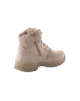 Kiwi Rugged Sand Suede Mid-Cut 6" Composite Toe Zipped Water Resistant Tactical Boots [R68000]