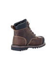 Kiwi Premium Brown Crazy Horse Steel Toe Waterproof Cap-Toe Work Boots [R64100]