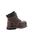 Kiwi Premium Brown Crazy Horse Steel Toe Waterproof Cap-Toe Work Boots [R64100]