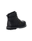 Kiwi Premium Black Action Leather Steel Toe Waterproof Cap-Toe Work Boots [P69004]
