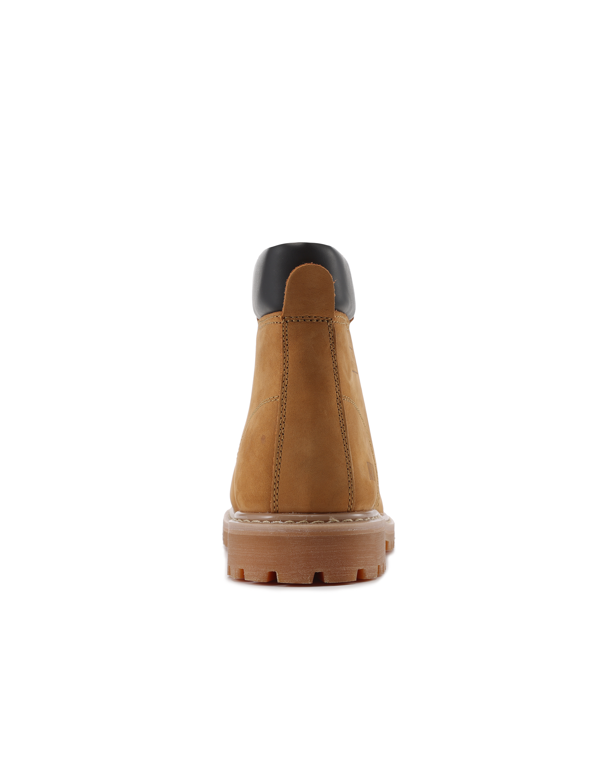 Kiwi Wheat nubuck soft toe work boots, back view