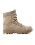 Kiwi Durable Sand Suede 6.5" Steel Toe Zipped Water Resistant Tactical Boots [60200]