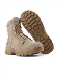 Kiwi Rugged Sand Suede 7" Steel Toe Zipped Water Resistant Tactical Boots [R60400]