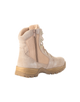 Kiwi Rugged Sand Suede 7" Zipped Water Resistant Tactical Boots [62200]