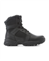 Kiwi Black soft toe 7 inch tactical boots, outside view