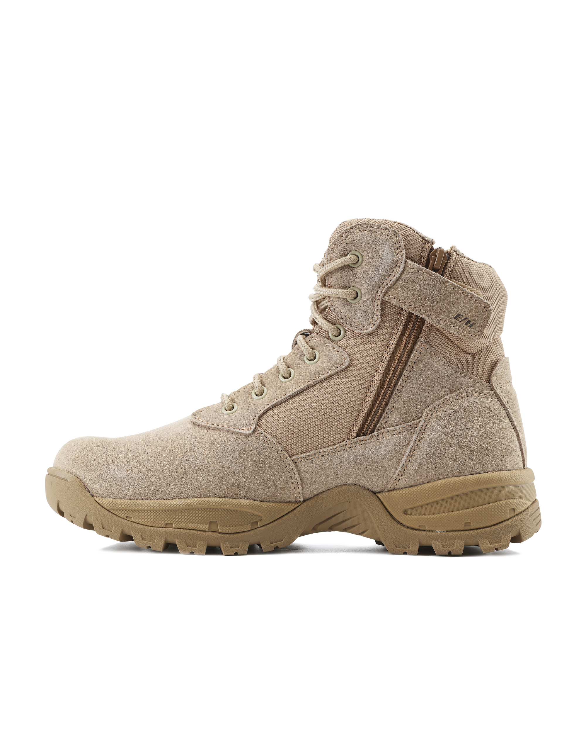 Kiwi Rugged Sand Suede Mid-Cut 6" Composite Toe Zipped Water Resistant Tactical Boots [68000]