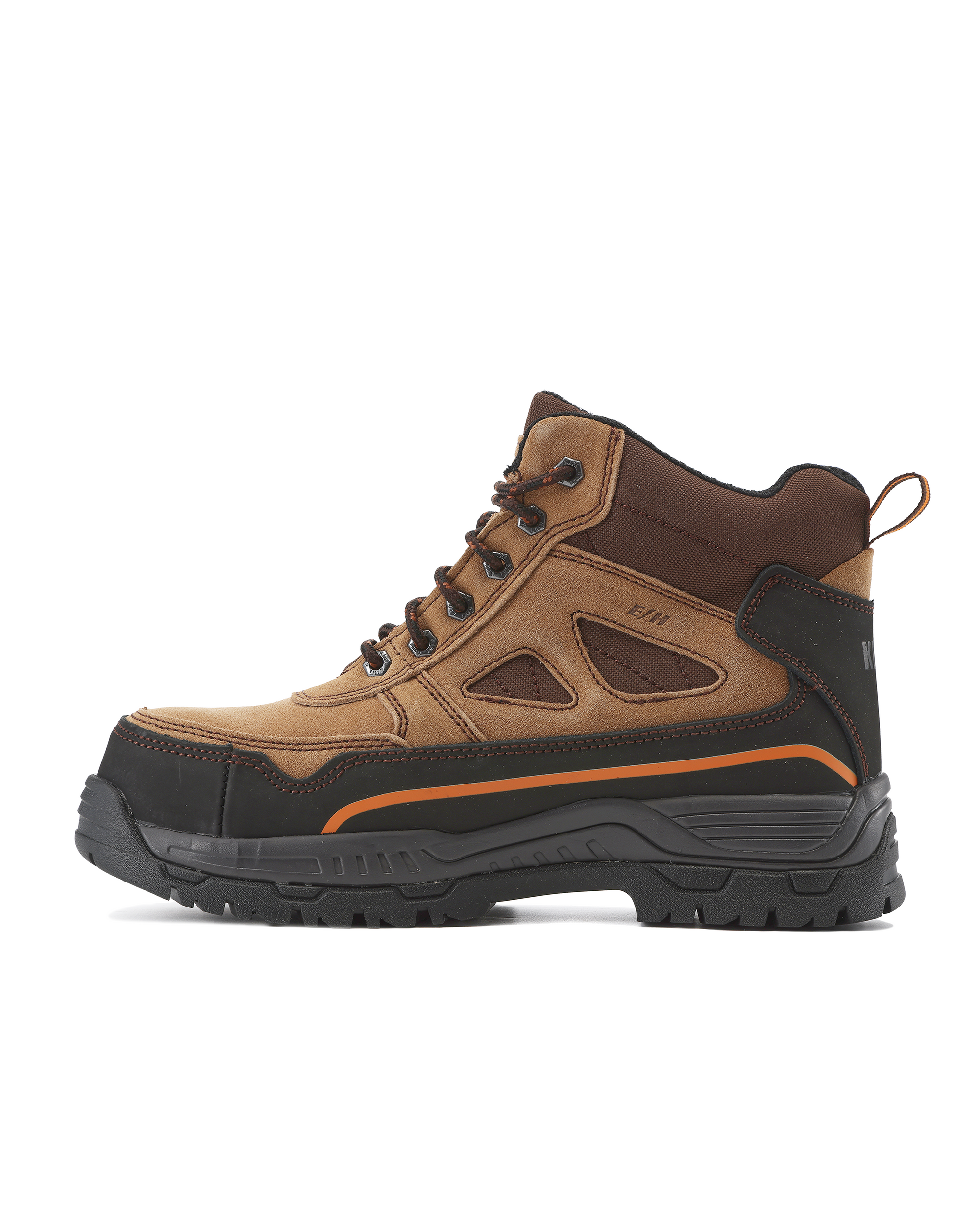 Kiwi Trail Wheat composite toe work boots, inside view