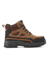 Kiwi Trail Wheat steel toe work boots, outside view