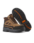 Kiwi Trail Wheat composite toe work boots, pair view
