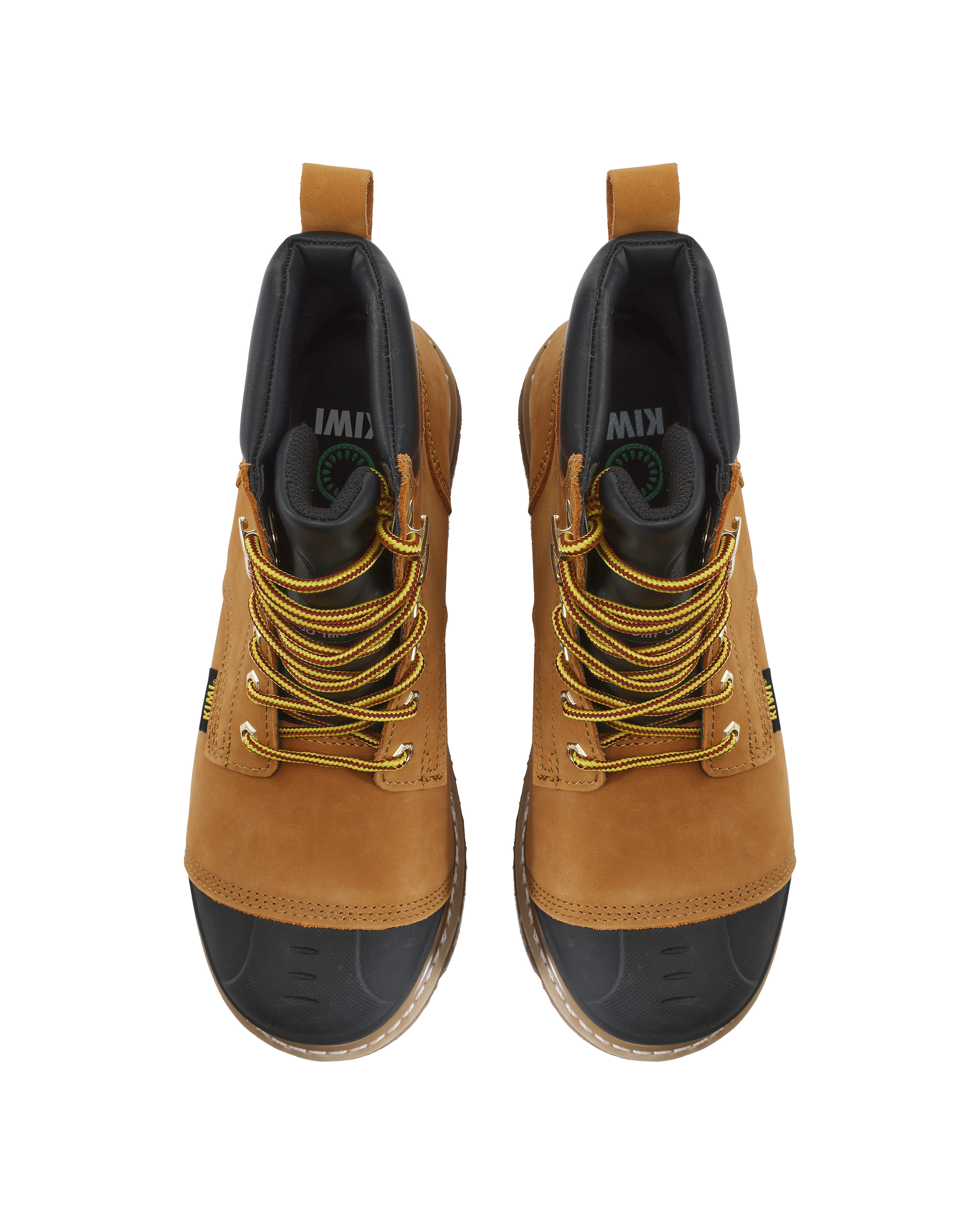 Kiwi Premium Wheat Nubuck 6" Steel Toe Waterproof Cap-Toe Work Boots [R64000]