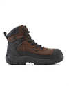 Kiwi Brown crazy horse composite toe waterproof tactical boots, outside view