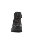 Kiwi Rugged Black Full Grain Leather Mid-Cut 6" Zipped Waterproof Tactical Boots [R63100]