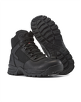 Kiwi Rugged Black Full Grain Leather Mid-Cut 6" Composite Toe Zipped Waterproof Tactical Boots [R68100]