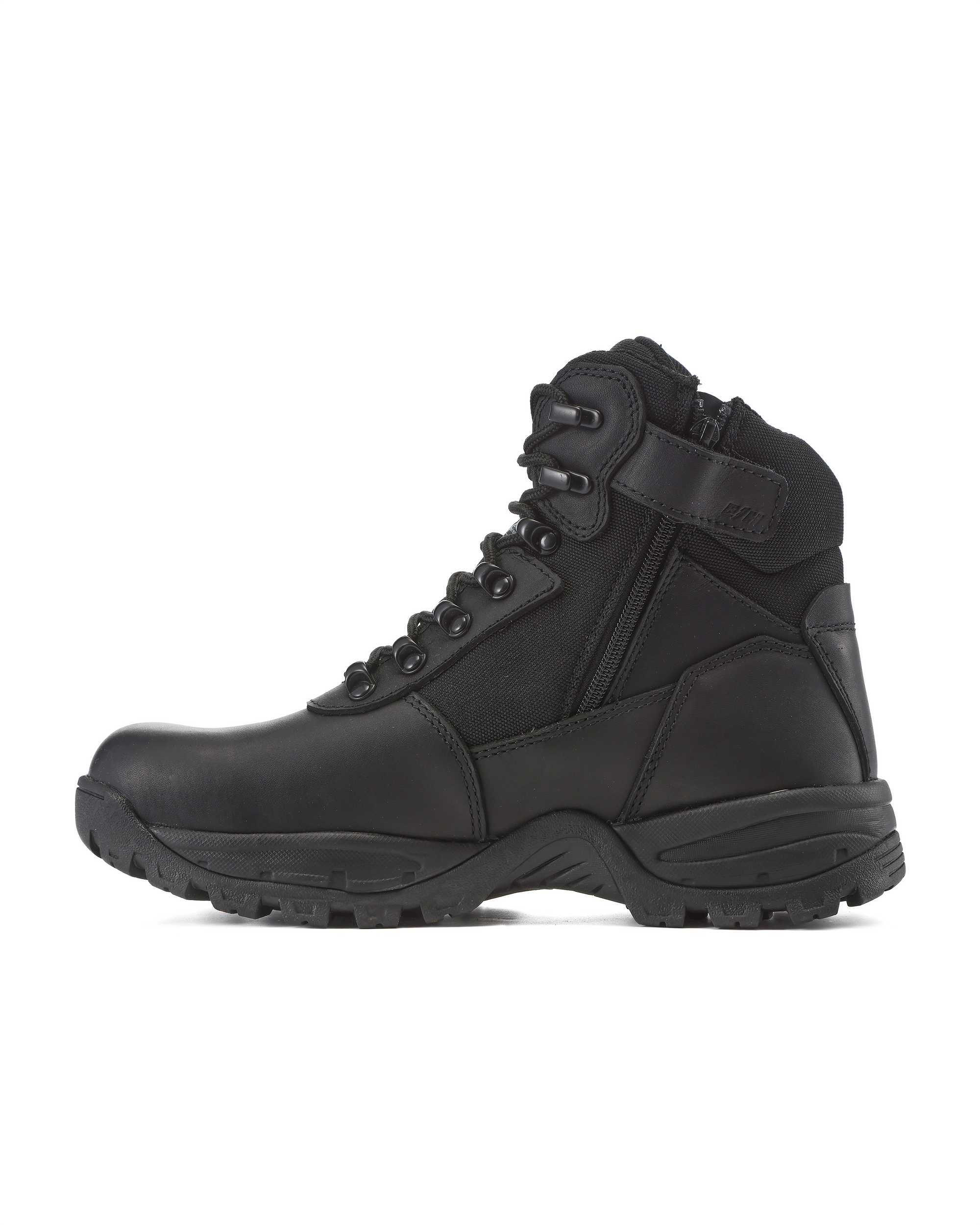 Kiwi Black steel toe 6 inch waterproof tactical boots, inside view