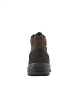 Kiwi Trek Brown composite toe work boots, back view